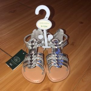 Toddler Girl Silver Sandals ** BUNDLE TO SAVE**